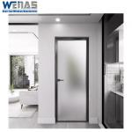 China Aluminum Swing Door Minimalist Design For Interior Hotel Home Bathroom  for sale
