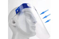 China High Transmittance PET Protective Face Shield , Transparent Full Cover Shield supplier