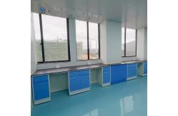 China Modern Lab Workstation Bench Wall Mounted Island Countertop For Testing supplier