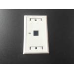 Single Port Network Cable Faceplate RJ45 Keystone 120 Type Face Plate 120 * 86 for sale
