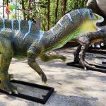Head Rotation Life Size Animatronic Dinosaurs Simulation Hadrosauridae