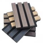 Wood Veneer Finish Sound Insulation Interior New Design Board Slats Wall Panelling Acoustic Panels for sale
