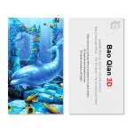 Lenticular Printing Business Cards Digital Printing Name 3d Plastic Business Cards for sale