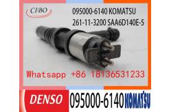 China 095000-6140 0950006140 6261-11-3200 KOMATSU Fuel Injectors supplier