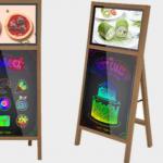Android 7.1 Portable LCD Digital Signage Display With Writing Board for sale