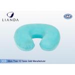 U Shaped  Travel Neck Pillow Built-in Elastic Strap Makes REACH RoHs for sale