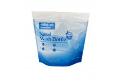 China Foldable Resealable Zip Seal Mylar Bags With Frosted Window Heat Seal Logo Printing supplier