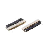 Bottom Contact Flip Type 0.3 mm Pitch FPC Connector 13-51 Pin FFC ZIF Connector for sale