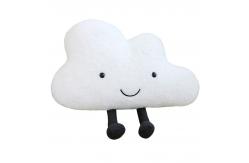 China 25cm White Pink New Simulation Cloud Plush Pillow Present For Children supplier
