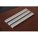Silver Industry Aluminum Extrusion Channel Thin Wall Mill Finished for sale