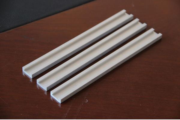 Silver Industry Aluminum Extrusion Channel Thin Wall Mill Finished