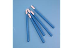 China Lint Free Green Handle Small Polyester Cleanroom ESD Swab TX743B supplier