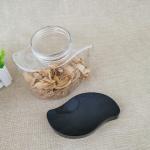 Leaf Shape 1200ml PET Plastic Screw Cap Jars For Candy Storage