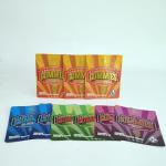 Digital Printing Three Side Sealed Pouches Customized Flat Bags with Zipper for sale