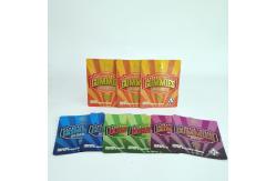 China Digital Printing Three Side Sealed Pouches Customized Flat Bags with Zipper supplier