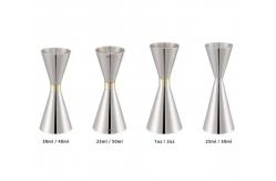 China OEM ODM Stainless Steel Barware Double Cocktail Jigger Measuring Cup supplier