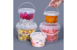 China Small Buckets 1L Capacity White Disposable PP Food Grade Plastic Ice Cream Containers supplier