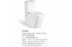 China Mix Pit Spacing 180mm Two Piece WC Toilet  And Wall Hung Basin Set supplier