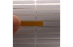 China 25mmx4mm High Temperature Adhesive Labels 1mil White Matte Polyimide supplier