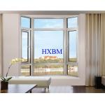 Heat Preservation White Upvc Windows , Energy Saving Upvc French Windows for sale