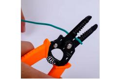 China Safety Locker Small Wire Stripper 65Mn 111.3g Cable Jacket Stripping Tool supplier