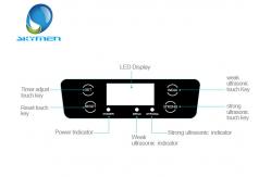 China 1.2liter Dual Power Ultrasonic washing machine SUS Removable Tank supplier