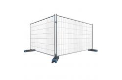 China 32mm Galvanized Steel Welded Frame Moveable Safety Temporary Steel Fence supplier