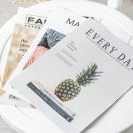 Glossy Matte Lamination Catalog Magazine Printing Full Color Custom Booklets OEM for sale