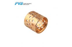 China Oil Lubricated CuSn8P PCM 606530M Wrapped Bronze Bushing Thin Wall Through Oil Holes supplier