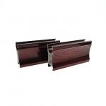 Heat Transfer 6063 Wood Finish Aluminium Profiles For Window Frame