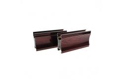 China Heat Transfer 6063 Wood Finish Aluminium Profiles For Window Frame supplier
