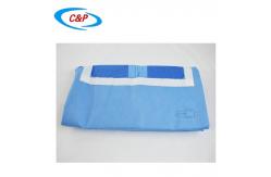 China Blue Transverse Laparotomy Drape Sterile Towel For Medical supplier