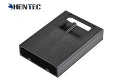 China Black Anodized Aluminum Shell / Extruded Aluminum Project Box For Electronics supplier