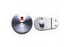 China 304 Stainless Steel Toilet Partition Lock Hardware Impact Resistance With Handle supplier