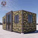 Camouflage Assembled Portable Instant Expandable Tiny Homes 10ft for sale