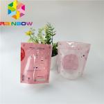 Menstrual Cup Stand Up Pouch Heat Sealed Microwave Sterilizer Bag With Clear Wind for sale