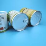Cardboard Paper Composite Cans Recyclable Tube Box For Food for sale