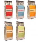 Printed Matte Finish Coffee Bags Packaging Tin-tie Silvery Square Bottom for sale