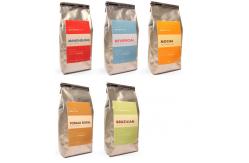 China Printed Matte Finish Coffee Bags Packaging Tin-tie Silvery Square Bottom supplier