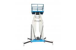 China 16M Telescopic Lift Platform Two Mast Hydraulic Elevated Work Platform supplier