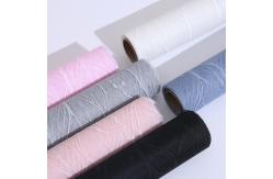 China Decorative Plastic Bouquet Wrap Mesh 50cmx5Y Flower Bouquet Wrapping Materials supplier