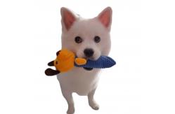China Dog Sound Pets Plush Toys Bite Resistant Molar Teething Soft Toy supplier