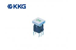 China 180 Degree Illuminated Push Switch 50mA Horizontal Operation supplier