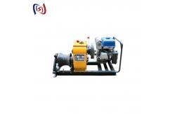 China Powered Winch Belt Drive Heavy-Duty 8T Capacity For Industrial Construction Use​ supplier