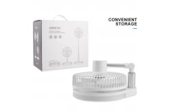 China USB Telescopic Rechargeable Oscillating Fan 10M Remote Controlled supplier