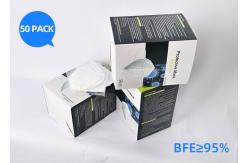 China 95*175mm Earloop Ffp2 Face Mask Non Woven 4 Ply Disposable Custom Printed supplier