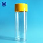 Cylinder Plastic Biscuit Containers With Screw On Lids Sturdy Non Spill for sale