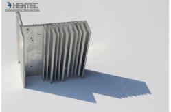 China T6 T66 Aluminum Heatsink Extrusion Profiles With CNC Machining supplier