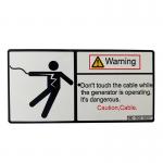 Circle Waterproof Vinyl Sticker Roll , UV Varnishing Private Label Stickers for sale