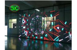 China High brightness 1r1g1b transparent led panel screen with 15.63mm pixel pitch supplier